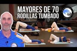???????? Rutina de ejercicios para las rodillas TUMBADO para MAYORES DE 70, HAZLOS CONMIGO