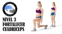 Ejercicios y fortalecimiento del cuadriceps en casa, nivel 3