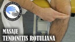 Masaje para la tendinitis rotuliana o de rodilla