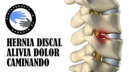Hernia discal, alivia el dolor mientras caminas
