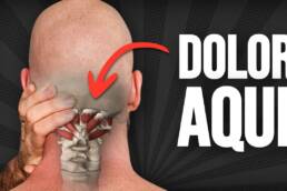 3 técnicas para ALIVIAR el DOLOR de los suboccipitales o la base del cráne