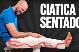 6 EJERCICIOS para aliviar LA CIATICA SENTADO