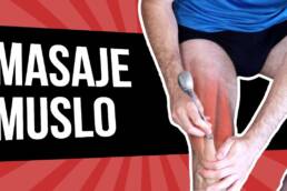 Automasaje de muslo CON CUCHARA para relajar los músculos cuádriceps e isquiotibiales