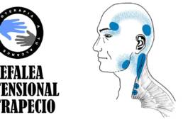 Dolor de cabeza, masaje del musculo trapecio superior para la cefalea tensional