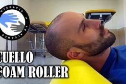 Foam roller ejercicios para el dolor de cuello o cervicalgia