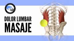 Masaje con pelota para el dolor lumbar