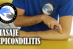 Masaje para epicondilitis o codo de tenista