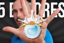 NO COMETAS estos 5 ERRORES con tu HERNIA DISCAL