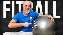 RUTINA de EJERCICIOS con FITBALL tumbado para ADULTOS MAYORES – 30 minutos