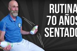 RUTINA de ejercicios para MAYORES DE 70 años sentado