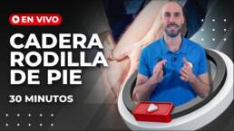 Rutina de FORTALECIMIENTO de RODILLAS y CADERAS de pie – En vivo 30 minutos