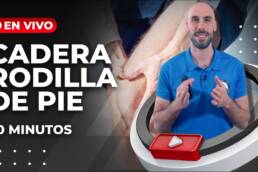 Rutina de FORTALECIMIENTO de RODILLAS y CADERAS de pie – En vivo 30 minutos