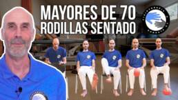 Rutina de ejercicios para las rodillas EN SILLA para MAYORES DE 70, HAZLOS CONMIGO